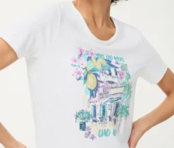 Olsen T-Shirt mit Placement-Print