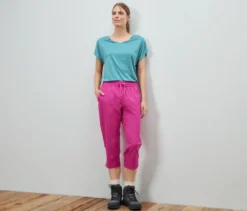 Outdoor-Caprihose, pink