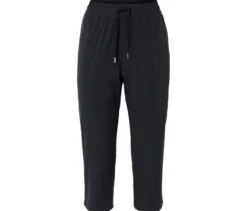 Outdoor-Caprihose, schwarz