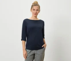 Outdoor-Funktionsshirt, navy