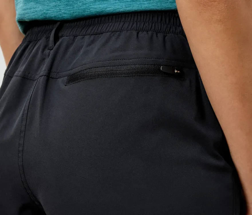 Outdoor-Funktionsshorts, schwarz