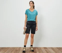 Outdoor-Funktionsshorts, schwarz