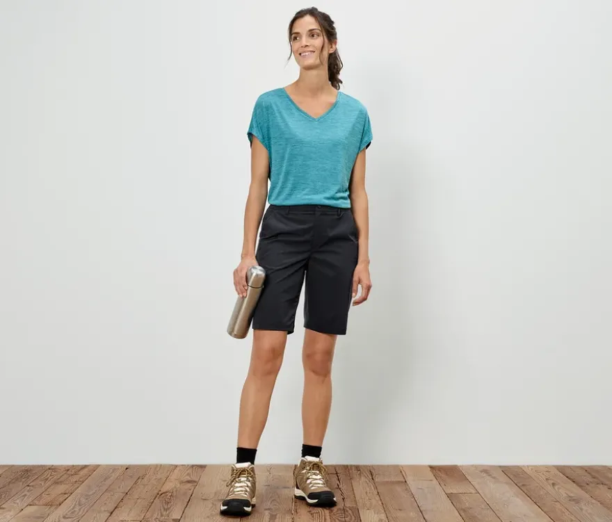 Outdoor-Funktionsshorts, schwarz