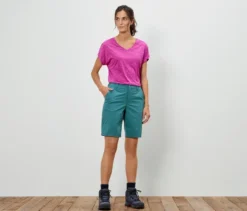 Outdoor-Funktionsshorts, türkis