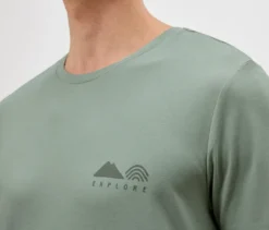 Outdoor-T-Shirt, mintgrün