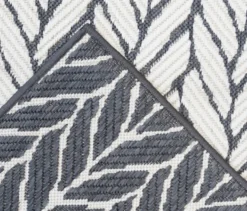 Outdoor-Wendeteppich »Knitted Joy«, grau, ca. 120 x 160 cm