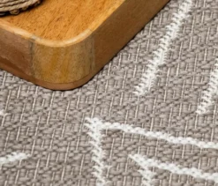 Outdoor-Wende-Teppich »Leaves«, taupe, 160 x 220 cm