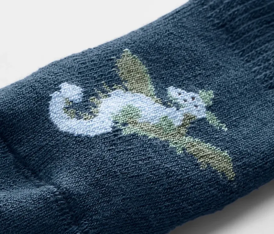 7 Paar Baby-Socken, Drache