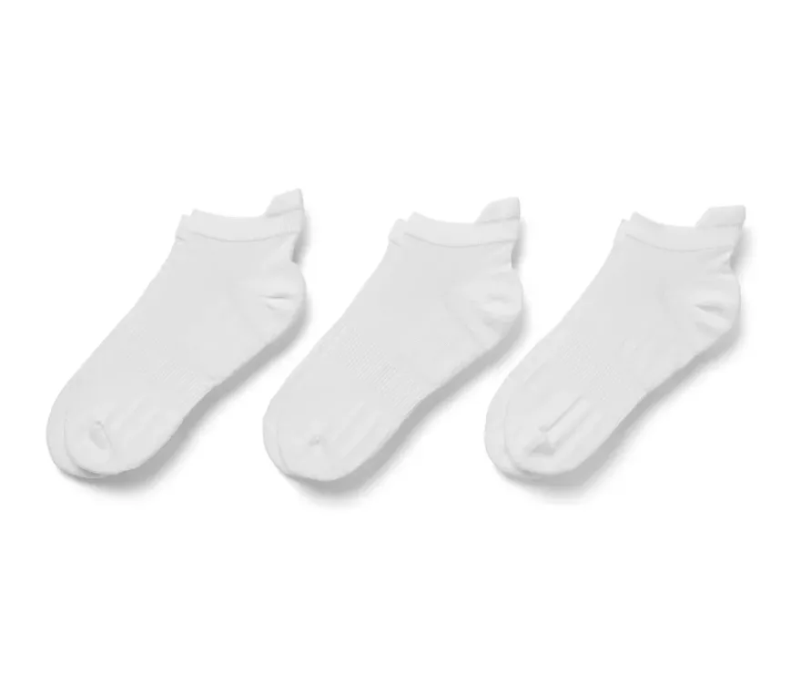 3 Paar Funktions-Sportsocken, weiß