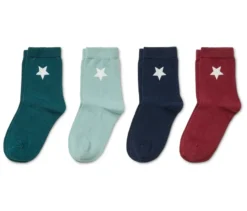4 Paar »Glow in the Dark«-Kinder-Socken