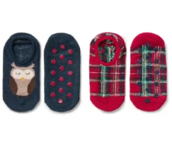 2 Paar Hausschuhslippersocken