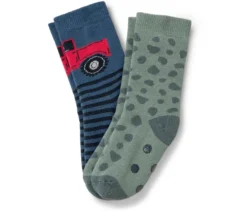 2 Paar Kinder-Antirutsch-Socken, Truck