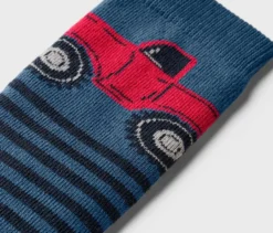 2 Paar Kinder-Antirutsch-Socken, Truck