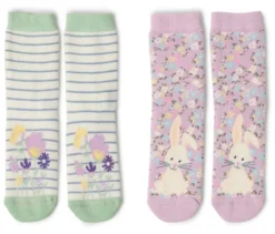 2 Paar Kinder-Antirutsch-Socken