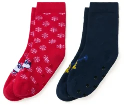 2 Paar Kinder-Antirutsch-Socken »Mickey and Friends«
