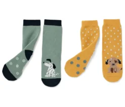 2 Paar Kinder-Antirutsch-Socken