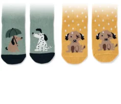 2 Paar Kinder-Antirutsch-Socken