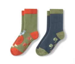 2 Paar Kinder-Antirutsch-Socken