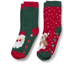 2 Paar Kinder-Antirutsch-Socken