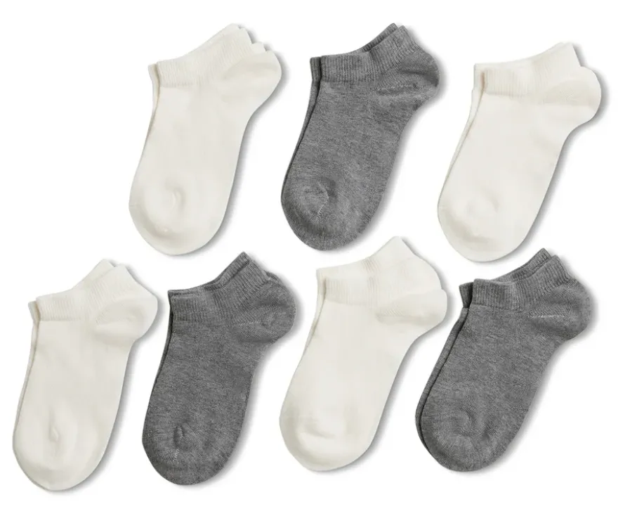 7 Paar Kinder-Sneakersocken