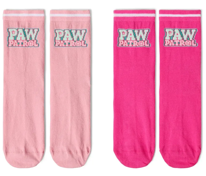 5 Paar Kinder-Socken »Paw Patrol«, rosa
