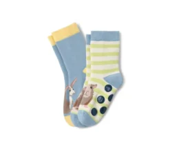 2 Paar Kleinkind-Antirutsch-Socken