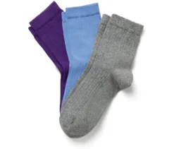 3 Paar Ripp-Socken