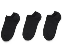 3 Paar Sneakersocken, schwarz