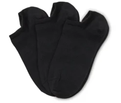3 Paar Sneakersocken, schwarz