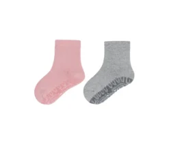 2 Paar Sterntaler Fliesenflitzer, grau und rosa