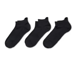 3 Paar Unisex-Profi-Laufsocken, schwarz