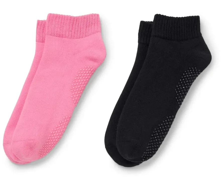 2 Paar Yogasocken, pink