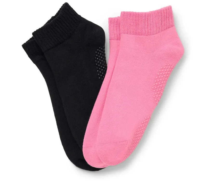 2 Paar Yogasocken, pink