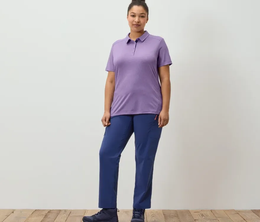 Packbare Outdoorhose, dunkelblau
