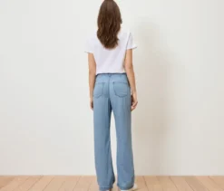 Palazzo Jeans – Fit »Neni«, light blue