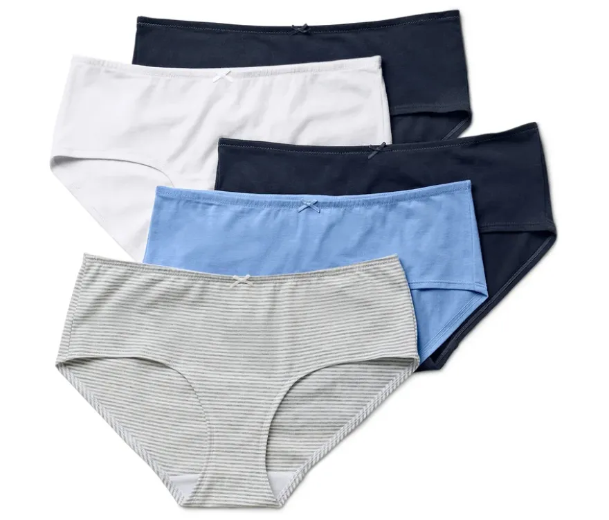 5 Pantys, gestreift