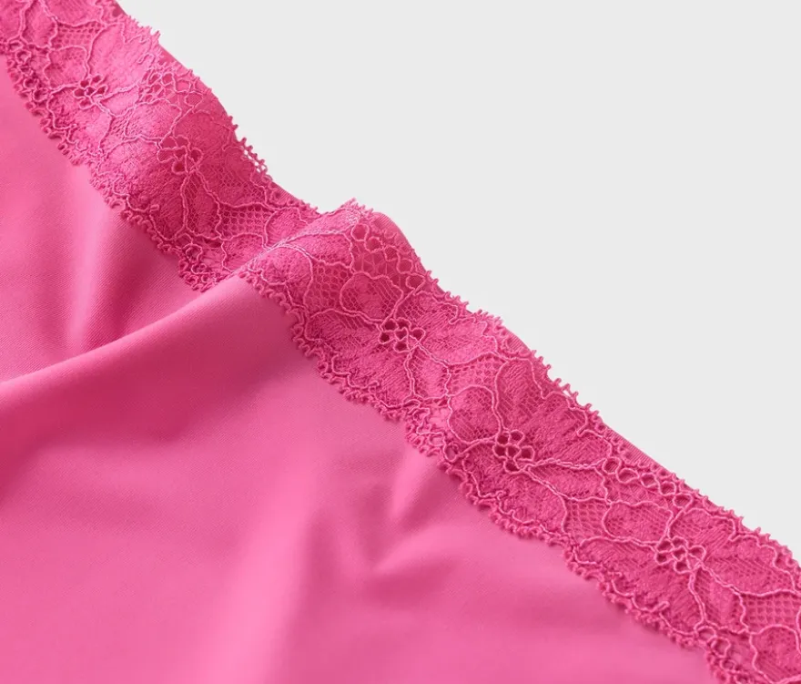 3 Pantys »Magic Cut«, weiß und pink