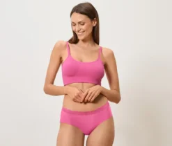 3 Pantys »Magic Cut«, weiß und pink