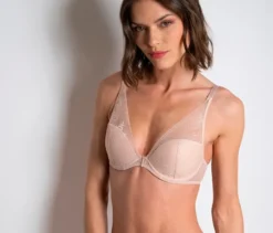 Passionata Plunge-BH »Maddie«, soft pink