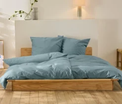 Perkal-Bettwäsche, blau, Übergröße