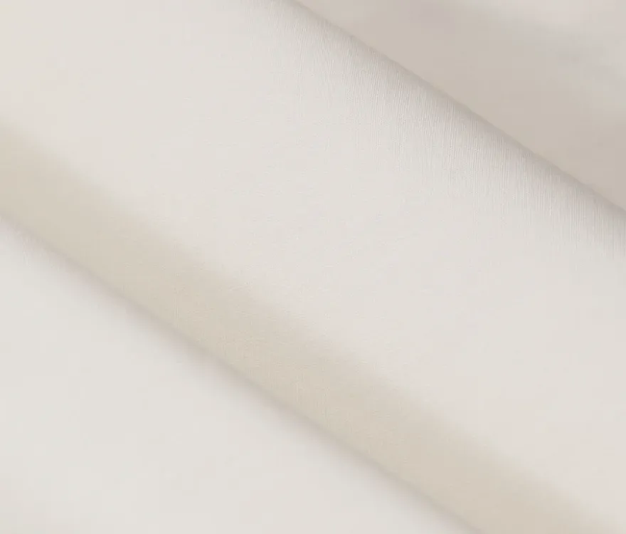 Perkal-Bettwäsche, Normalgröße, offwhite