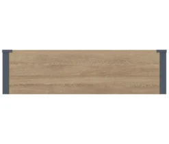 Pflanzkasten mit Einlegeboden, Holzoptik, Höhe ca. 27cm