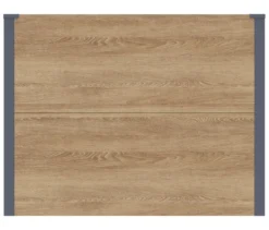 Pflanzkasten mit Einlegeboden, Holzoptik, Höhe ca. 77cm