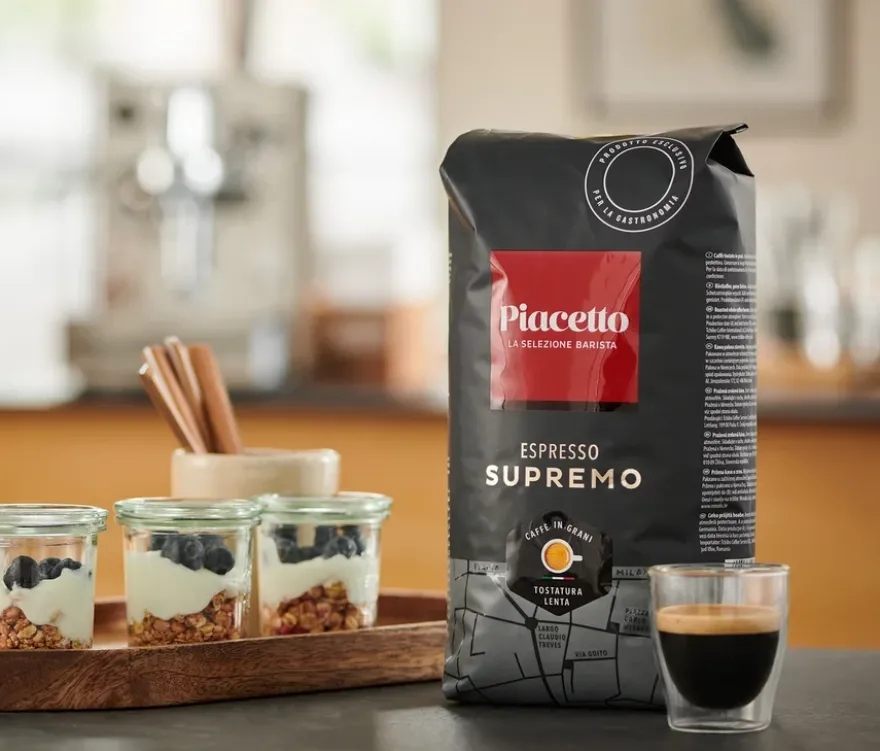 Piacetto Espresso Supremo - 1 kg Ganze Bohne