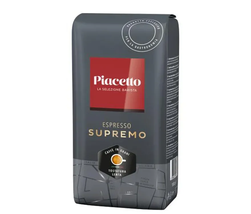 Piacetto Espresso Supremo - 6x 1 kg Ganze Bohne