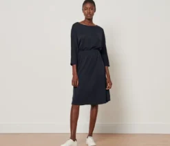 Piqué-Jerseykleid