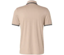 Piqué-Poloshirt, beige
