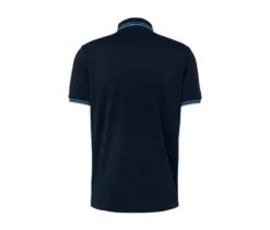 Piqué-Poloshirt, dunkelblau