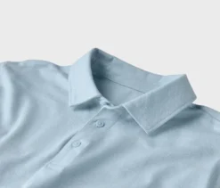 Poloshirt, hellblau