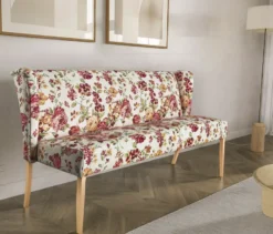 Polsterbank »Hendrick«, floral beige